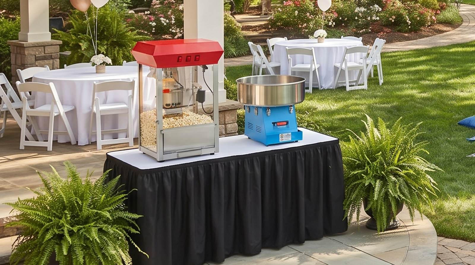 Cotton candy and popcorn machine rental NJ